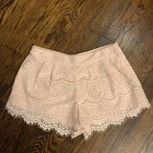 Lace shorts